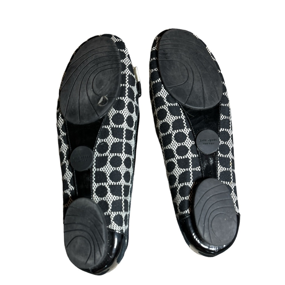 Kate Spade Black and White Flats - Picture 5 of 6